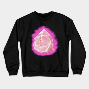 Rose Quartz Crystal Chakra and Meaning Crewneck Sweatshirt